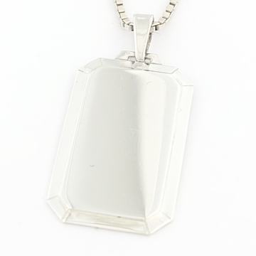 ZLATNI PRIVJESAK GLAT PLOČICA 14K (585) 2,00g NOVO • GOLD SHOP •