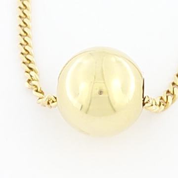 ZLATNI PRIVJESAK GLAT KUGLICA 14K (585) 0,27g NOVO • GOLD SHOP •