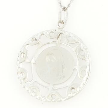 ZLATNI PRIVJESAK GOSPA, MEĐUGORJE 14K (585) 3,67g NOVO • GOLD SHOP •