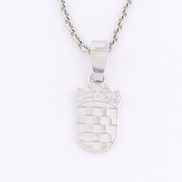 ZLATNI PRIVJESAK HRVATSKI DRŽAVNI GRB 14K (585) 0,78g NOVO • GOLD SHOP