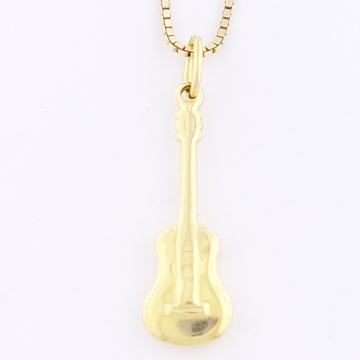 ZLATNI PRIVJESAK KONTRABAS 14K (585) 1,07g NOVO • GOLD SHOP •