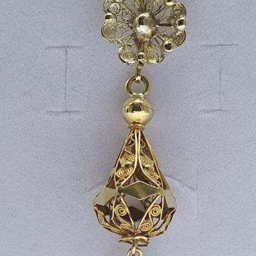 Zlatni privjesak košarica 18kt /20kt zlato tradicijski nakit Splita