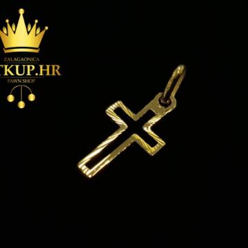 ZLATNI PRIVJESAK KRIŽ 0,54G (14K) / R1, RATE !