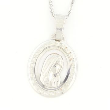 ZLATNI PRIVJESAK MAJKA BOŽJA 14K (585) 0,96g NOVO • GOLD SHOP •