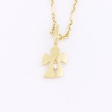 ZLATNI PRIVJESAK MALI ANĐEO 14K (585) 0,48 grama NOVO • GOLD SHOP •