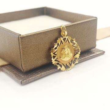 ZLATNI PRIVJESAK MARIJA DJEVICA 14K 1,35G **DO 24 RATE** R1!