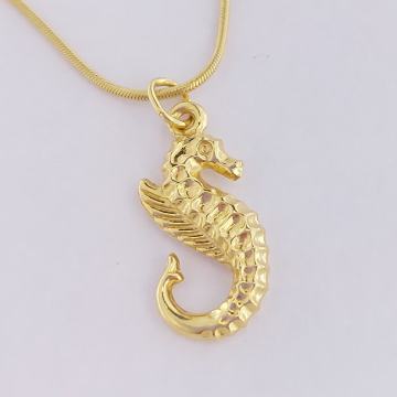 ZLATNI PRIVJESAK MORSKI KONJIC 14K (585) 1,44g NOVO • GOLD SHOP •