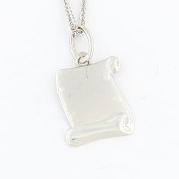 ZLATNI PRIVJESAK PERGAMENT PLOČICA 14K (585) 0,38g NOVO • GOLD SHOP •