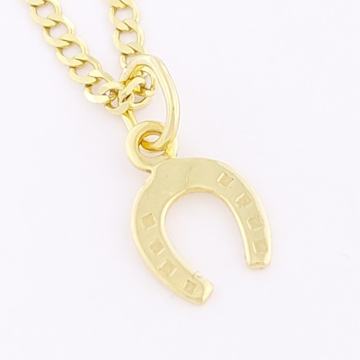 ZLATNI PRIVJESAK POTKOVA 14K (585) 0,42 grama NOVO • GOLD SHOP •