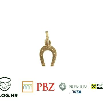 ZLATNI PRIVJESAK POTKOVA 18K .750 0,48G ***DO 24 RATE*** R1!