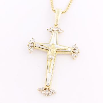 ZLATNI PRIVJESAK RASPELO 14K (585) 9,42 grama NOVO • GOLD SHOP •