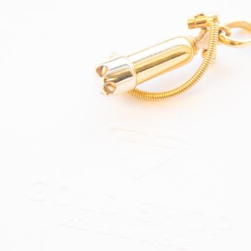 ZLATNI PRIVJESAK RONILAČKA BOCA ZA KISIK 18K 5,48g NOVO • GOLD SHOP •