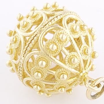 ZLATNI PRIVJESAK ŠIBENSKI BOTUN 14K (585) 3,91g NOVO • GOLD SHOP •