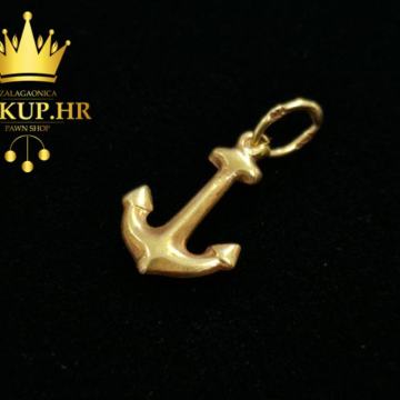 ZLATNI PRIVJESAK SIDRO 0,39G (14K) / R1, RATE !