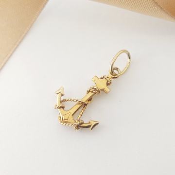 ZLATNI PRIVJESAK SIDRO 14K 1,28G ***DO 24 RATE*** R1!