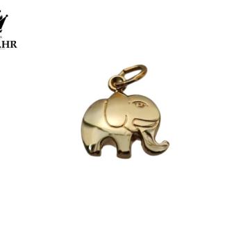 ZLATNI PRIVJESAK "SLONIĆ" 0,66g 14k / R1, RATE!