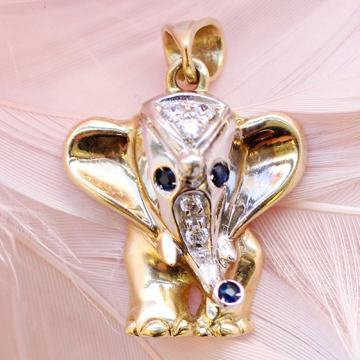 ZLATNI PRIVJESAK SLONIĆ 14K (585) 4,60 grama NOVO • GOLD SHOP •