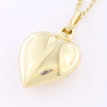 ZLATNI PRIVJESAK SRCE GLAT 14K (585) 1,31g NOVO • GOLD SHOP •