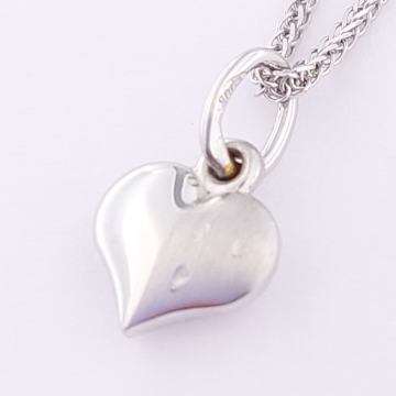 ZLATNI PRIVJESAK SRCE MAT-GLAT 14K (585) 0,36g NOVO • GOLD SHOP •