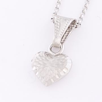 ZLATNI PRIVJESAK SRCE MAT-GLAT 14K (585) 0,60g NOVO • GOLD SHOP •