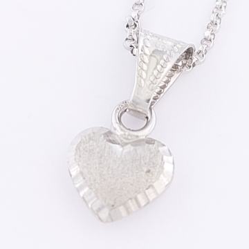 ZLATNI PRIVJESAK SRCE MAT-GLAT 14K (585) 0,66g NOVO • GOLD SHOP •