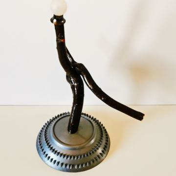 Unikatni stalak za nakit - ručna izrada - prirodno drvo   visina 28 cm