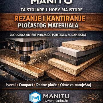 Usluga CNC obrade pločastih materijala