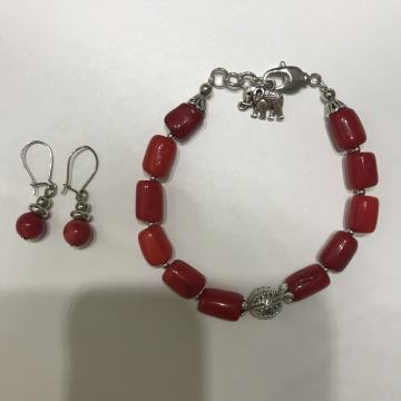 Komplet narukvica i naušnice NOVO