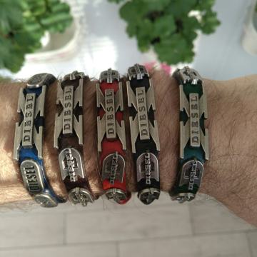 DIESEL kožne unisex narukvice