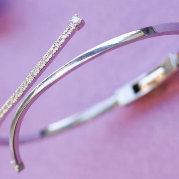 DIJAMANTNA NARUKVICA ZLATO 14K (585) 17,51 grama NOVO • GOLD SHOP •