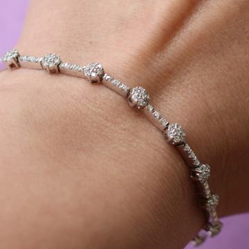 DIJAMANTNA NARUKVICA ZLATO 18K (750) 10,38 grama NOVO • GOLD SHOP •