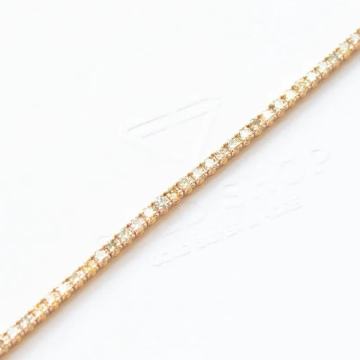 DIJAMANTNA ZLATNA NARUKVICA TENIS 14K 6,64 grama NOVO • GOLD SHOP •