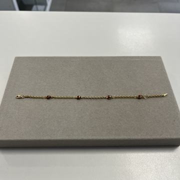 Dječja zlatna narukvica sa bubamarama 14KT 2.53g, R1 račun