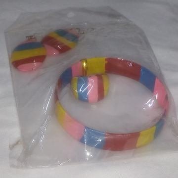 Komplet naušnice + narukvica + prsten = 5 eur  - NOVO