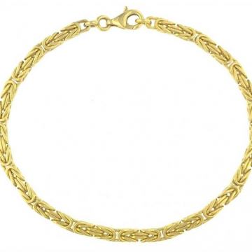 KRALJEVSKI VEZ ZLATNA NARUKVICA 14K (585) 16,15g NOVO • GOLD SHOP •