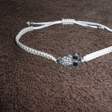 LAGANA PODESIVA NARUKVICA - PRIVJESAK SOVA