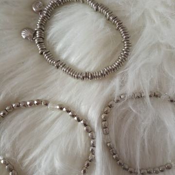 3 kom SREBRNIH NARUKVICA - NOVO