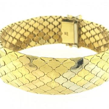 LUKSUZNA MASIVNA ZLATNA NARUKVICA 18K (750) 69,90g NOVO • GOLD SHOP •