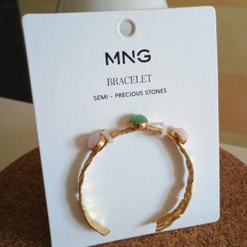 Mango narukvica s poludragim kamenjem