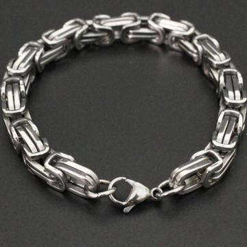 Muška narukvica siva 5mm -20cm kraljevski vez