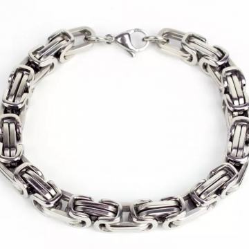 Muška narukvica srebrna 5mm -21cm