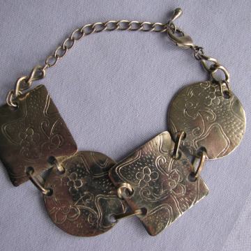 NARUKVICA 4 ploćice-metal 2+2 SAND-2