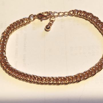 Narukvica čelik,pozlata