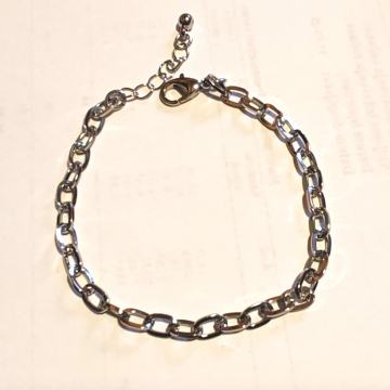 Narukvica čelik,srebrna