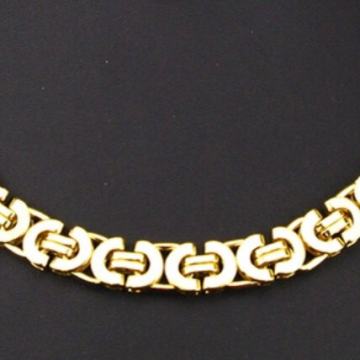 Narukvica čelik zlatna 8mm -20cm