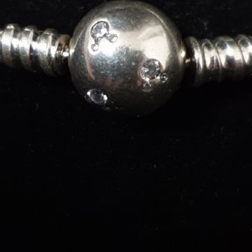 Narukvica sa disney kopčom Pandora *srebro* 17cm