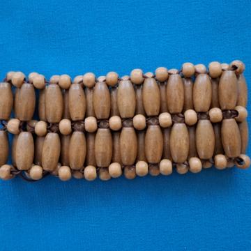 NARUKVICA. Drvo-valjčići i kuglice. Lastična. Mob