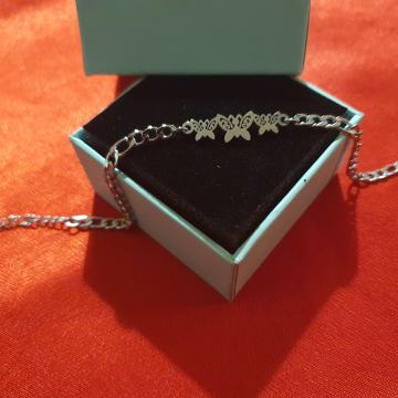 Narukvica kirurški čelik sa leptirima