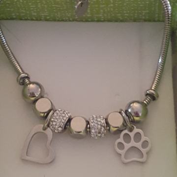 Narukvica kirurški čelik like Pandora BIRATE PRIVJESKE