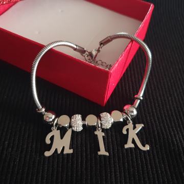 Narukvica kirurški čelik like Pandora BIRATE PRIVJESKE